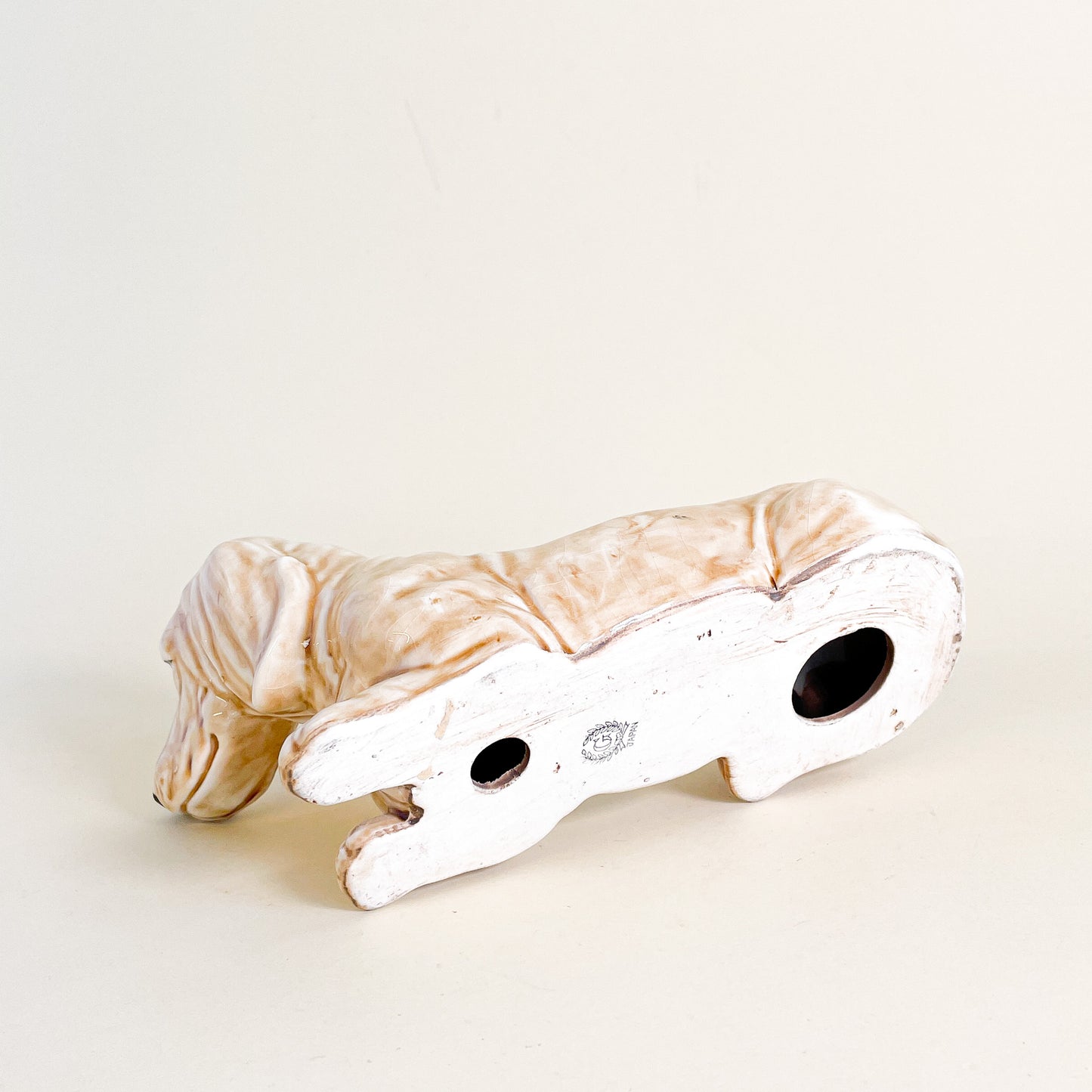 Ceramic basset hound