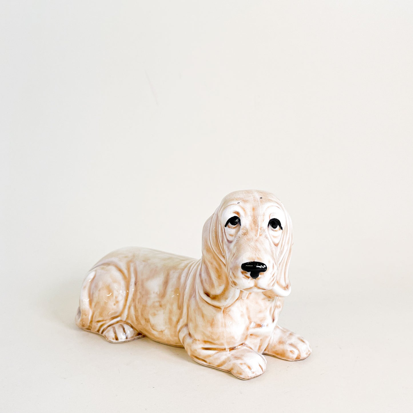 Ceramic basset hound