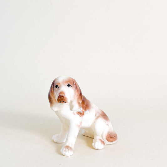 Small ceramic sitting dog