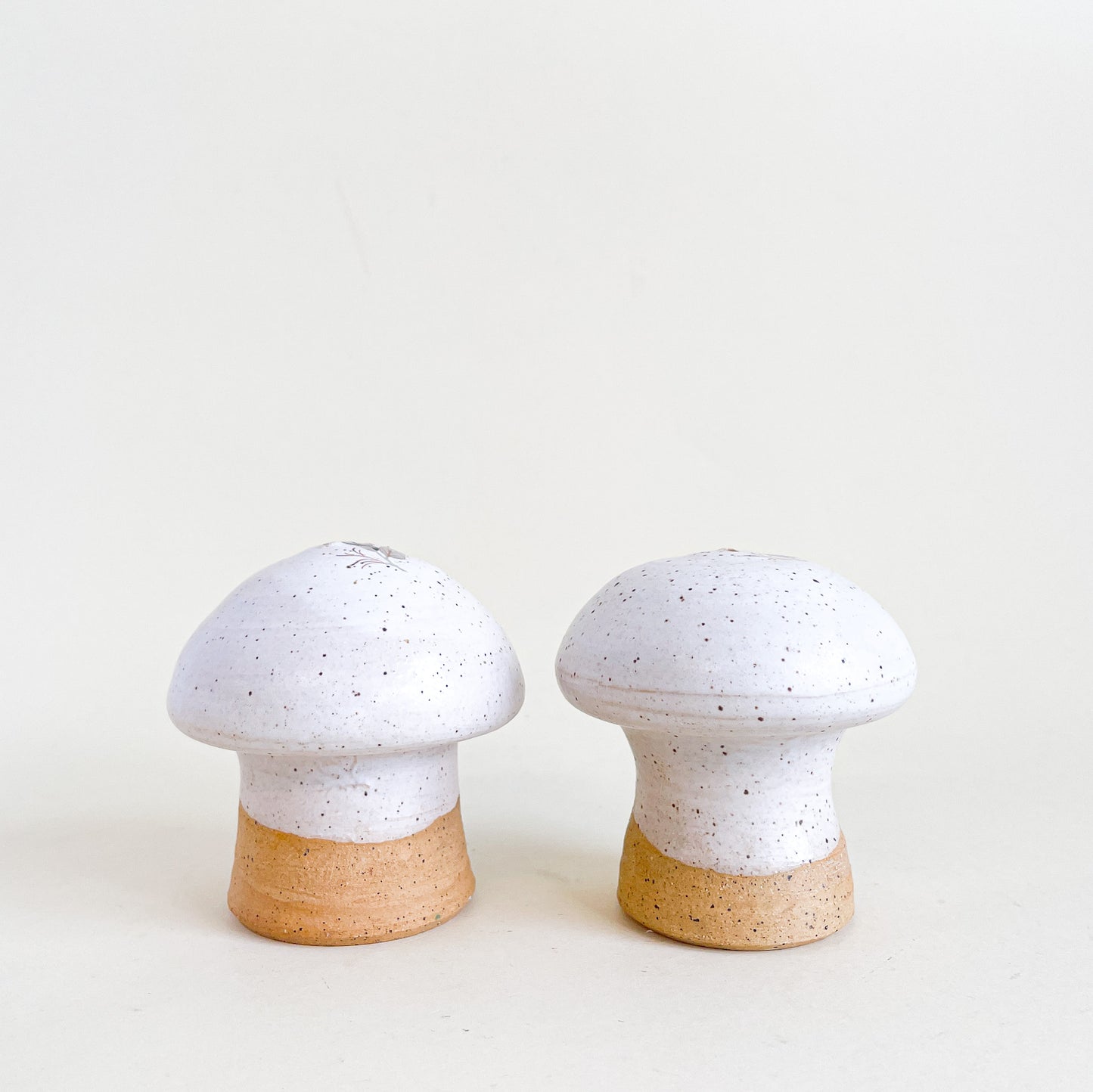 Salière poivrière champignons