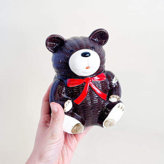 Otagiri teddy bear bookend 1979