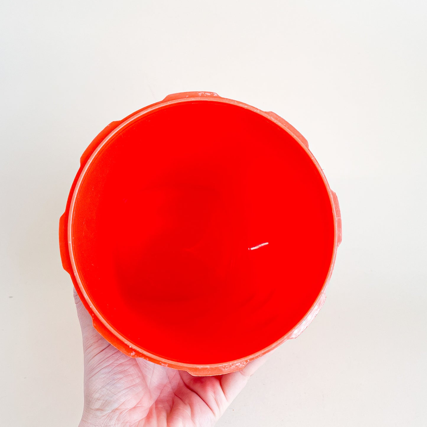 Grand contenant Tupperware Servalier orange