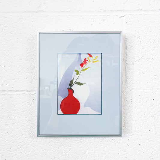 Vase illustration frame