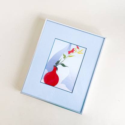 Vase illustration frame