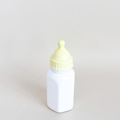 Ceramic baby bottle piggy bank 