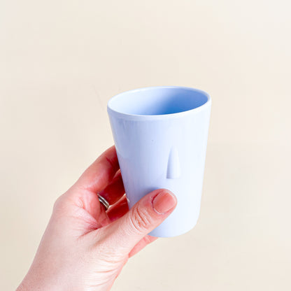 Pastel blue melamine tumblers duo