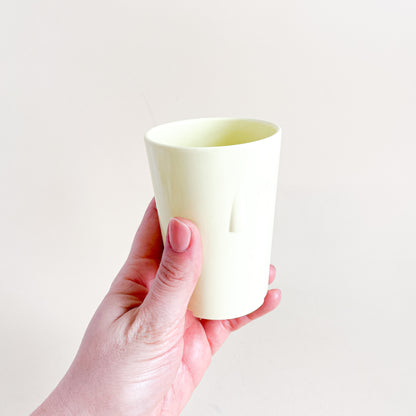 Yellow melamine tumblers duo