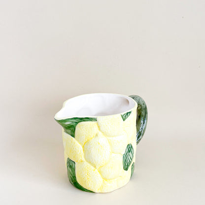 Ceramic lemon pitcher