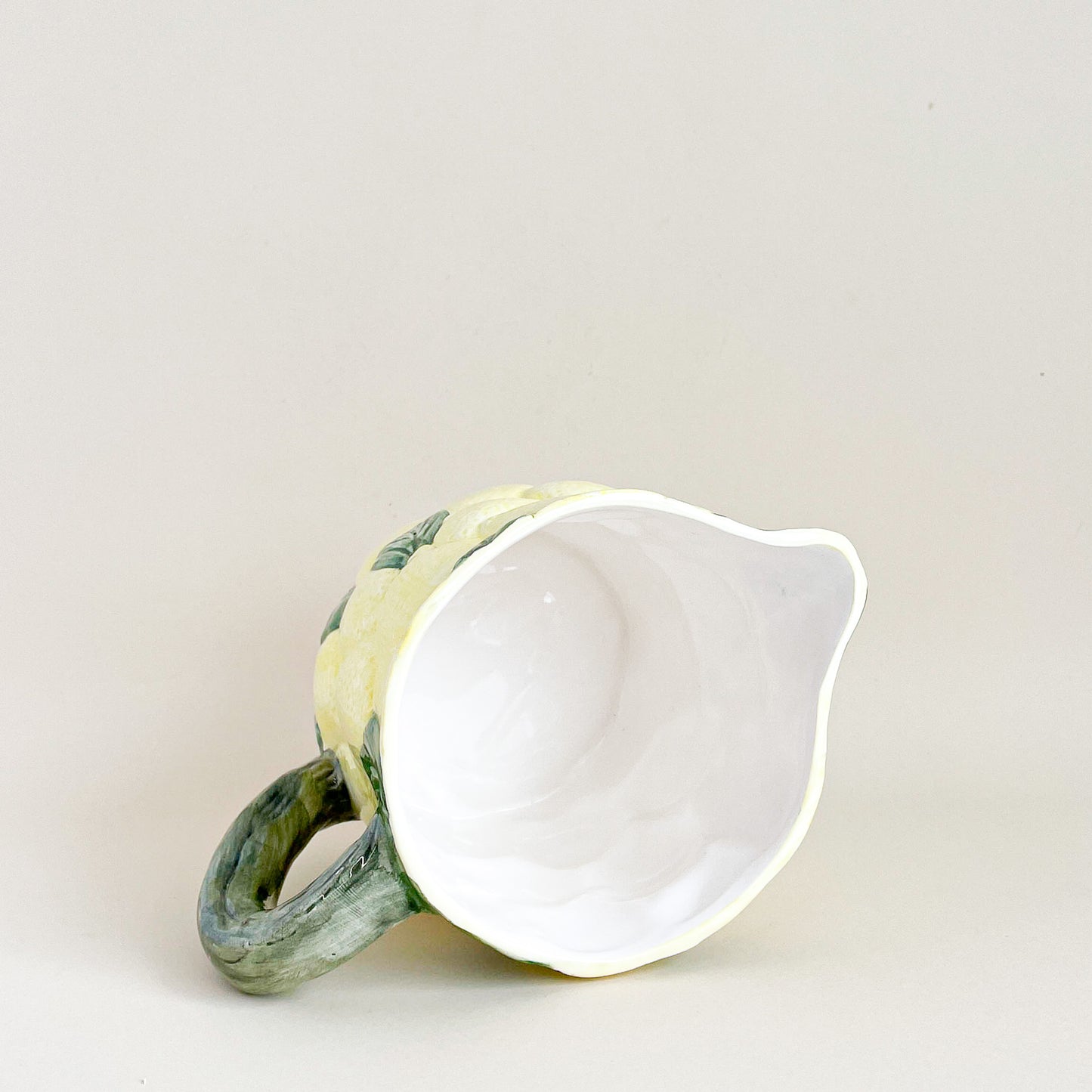 Ceramic lemon pitcher