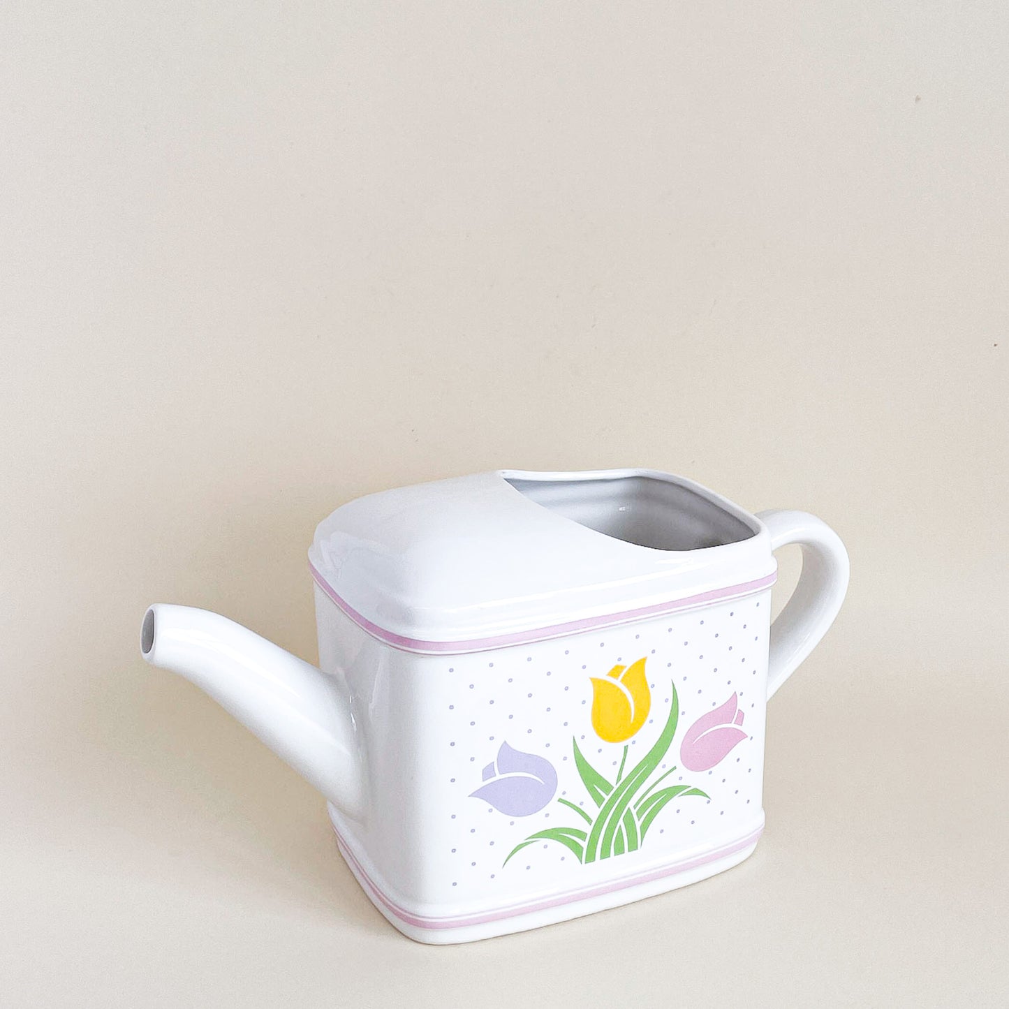 1985 Teleflora ceramic watering can