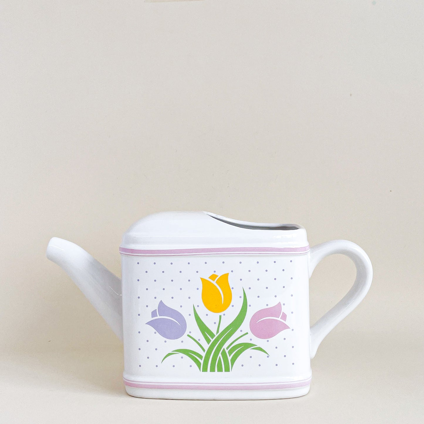 1985 Teleflora ceramic watering can