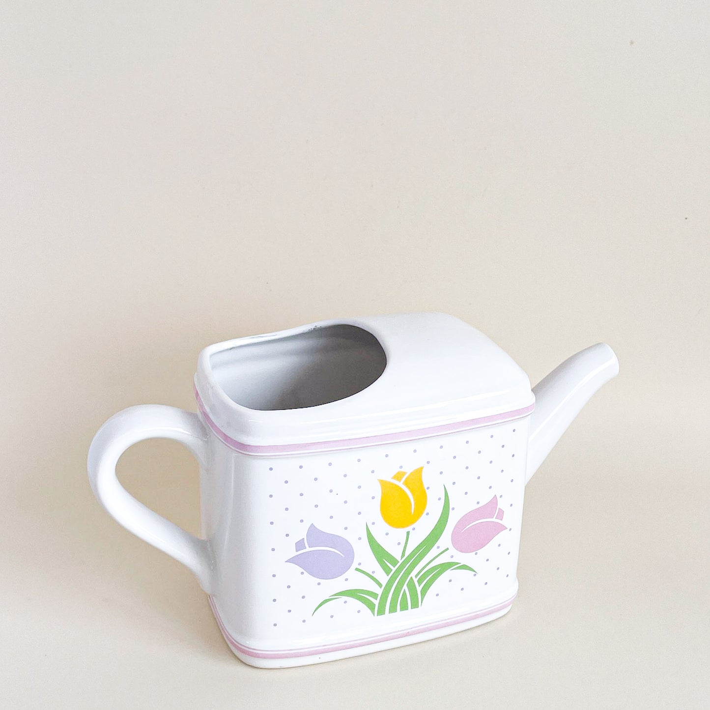 1985 Teleflora ceramic watering can