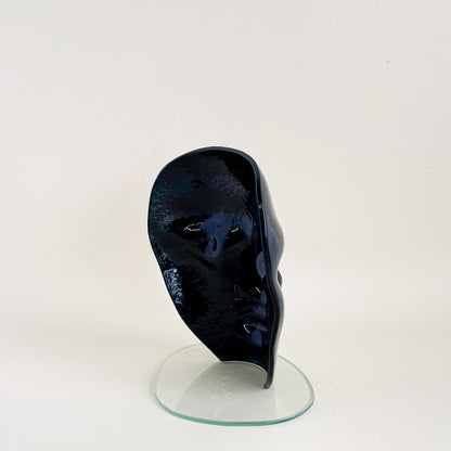 Ceramic face statue