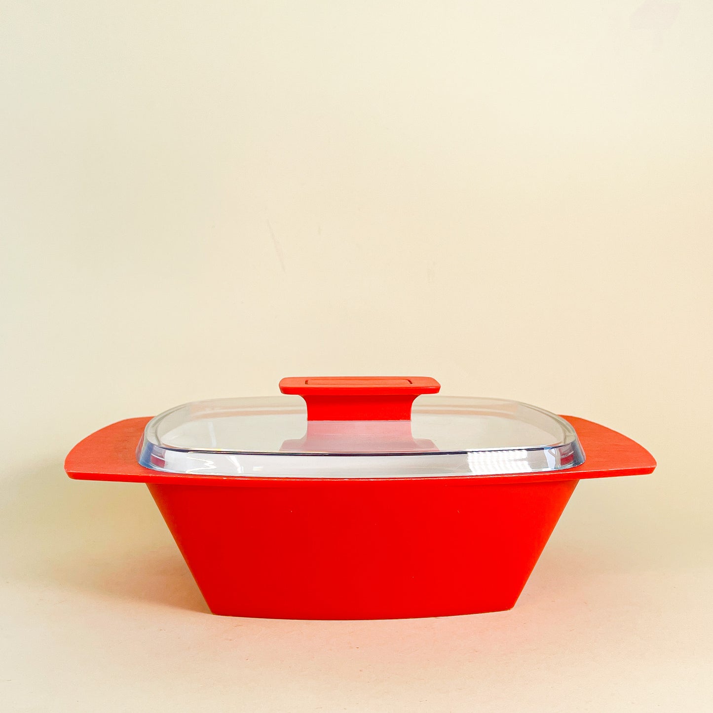 Large Geni 1960s orange dish 