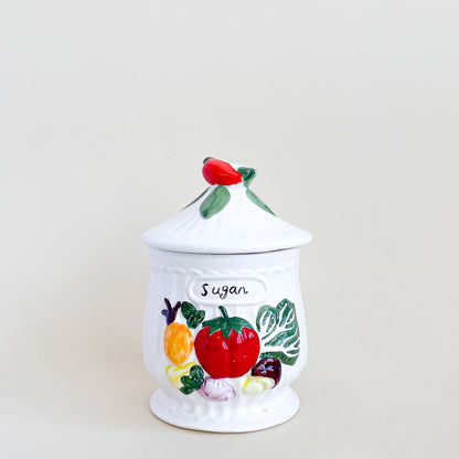 Sugar ceramic canister