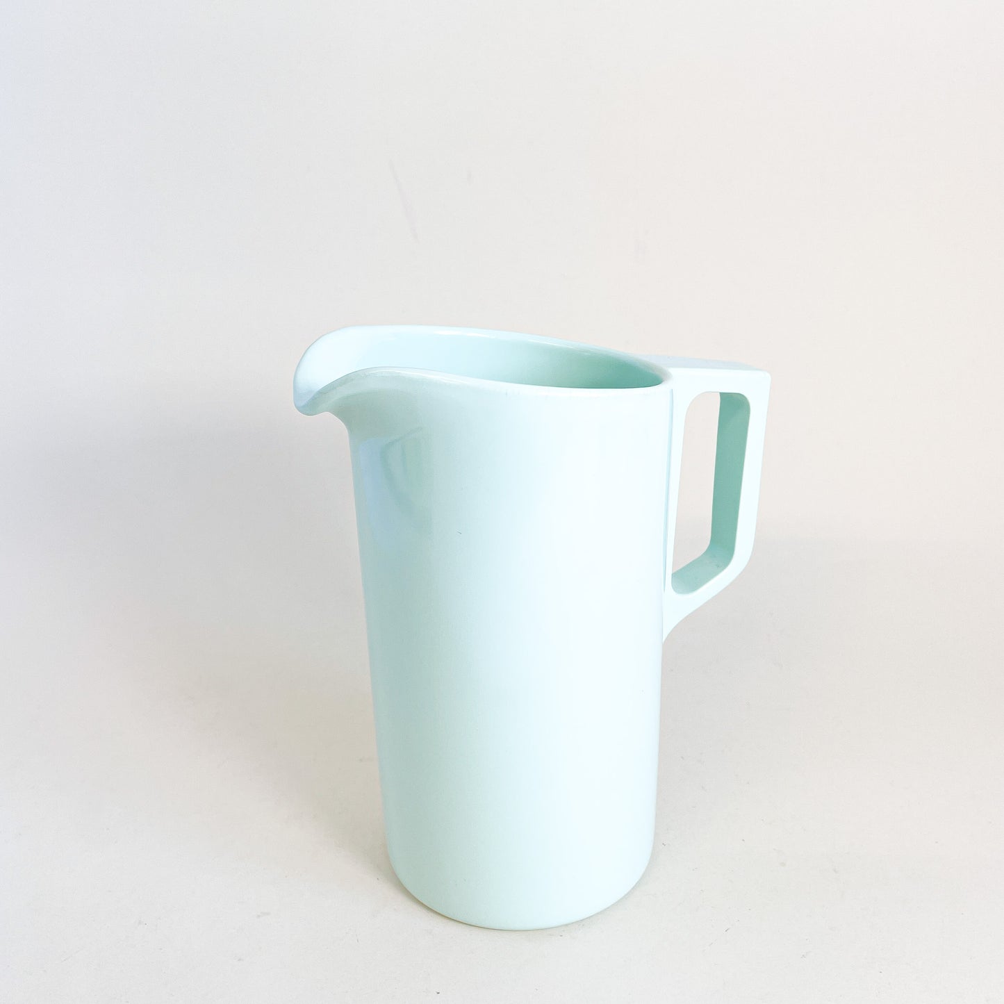 Melmac mint green melamine pitcher