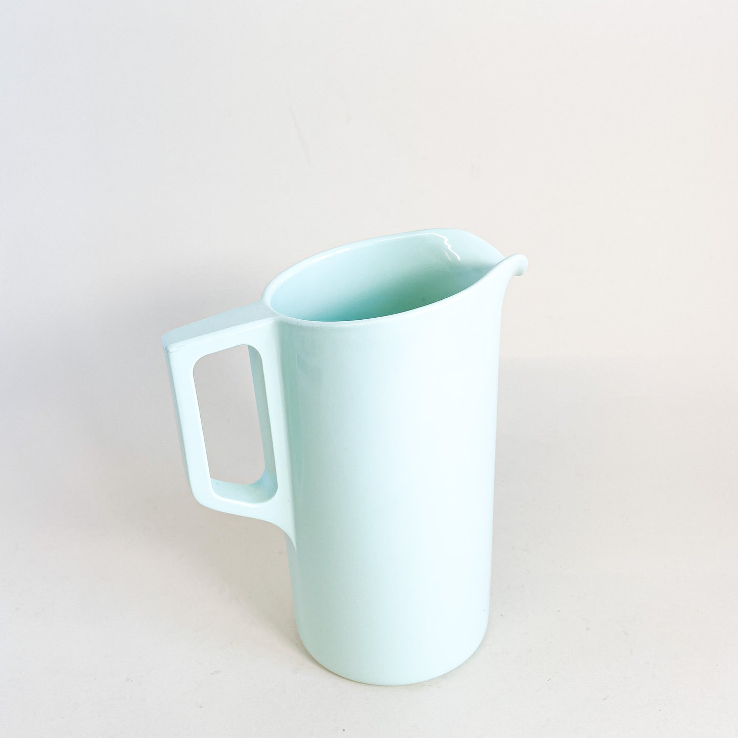 Melmac mint green melamine pitcher