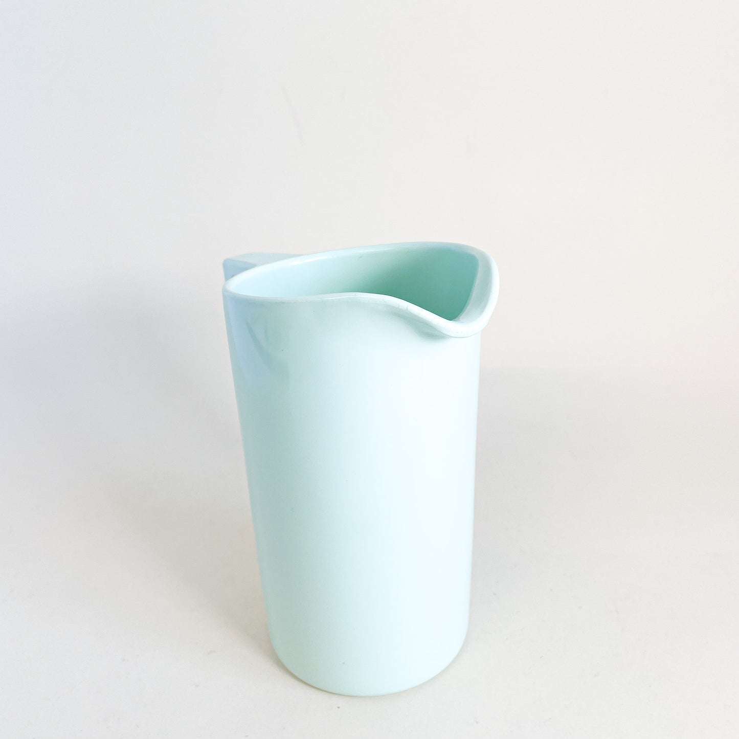 Melmac mint green melamine pitcher