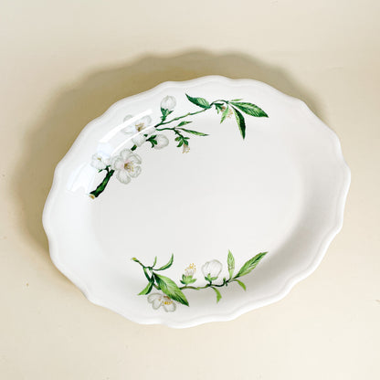 Syracuse Canada flower serving plate