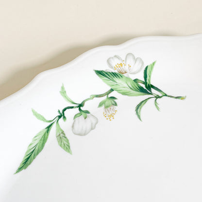 Syracuse Canada flower serving plate