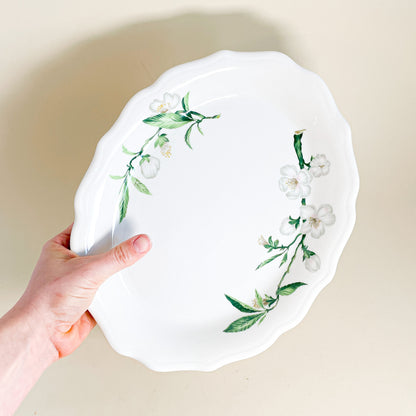 Syracuse Canada flower serving plate