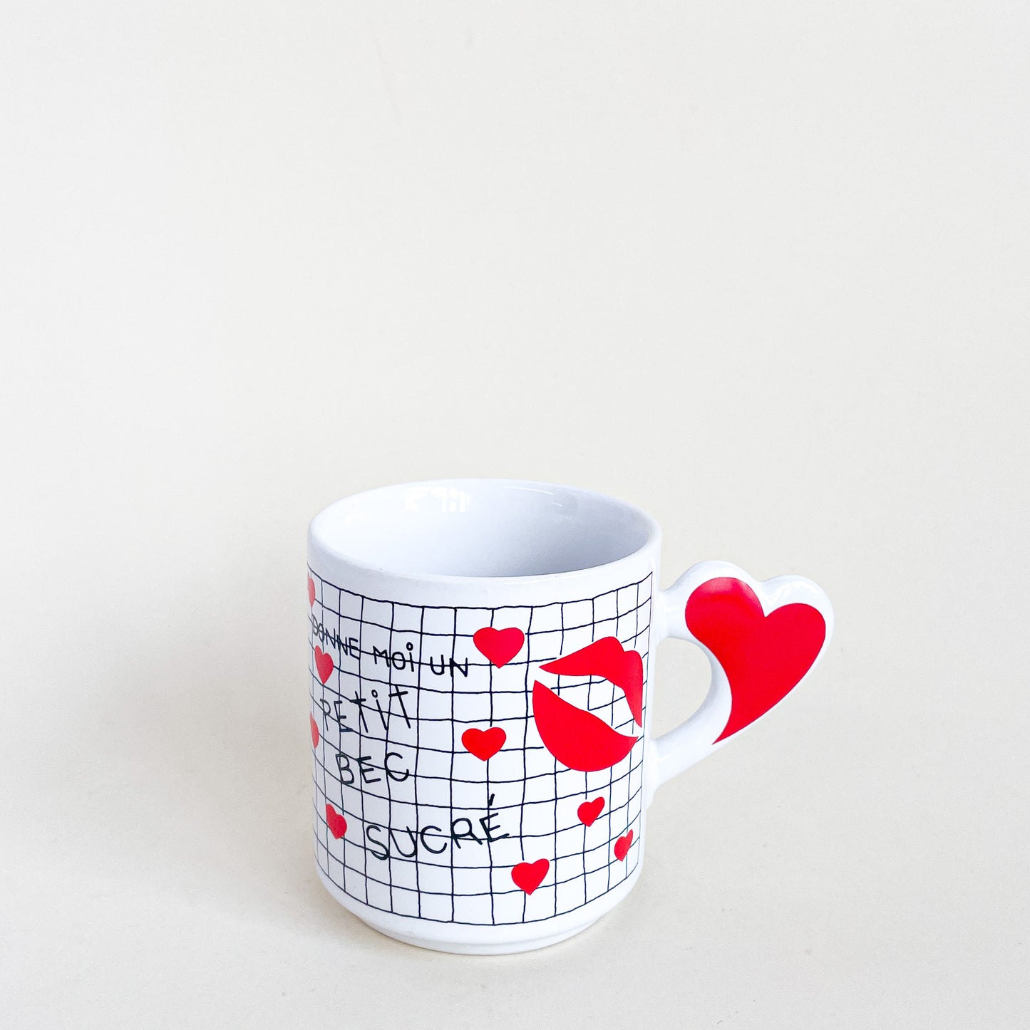 Kisses ceramic mug