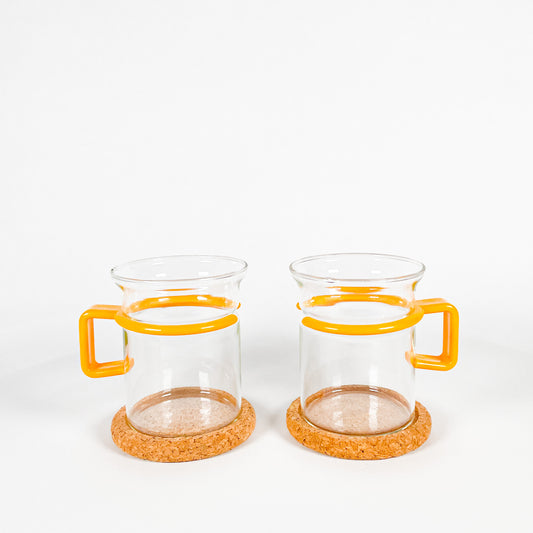 Duo petites tasses Bodum jaunes