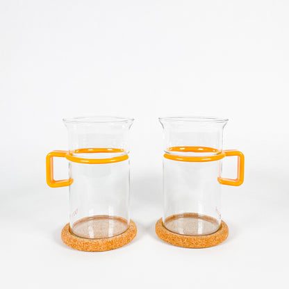 Duo grandes tasses Bodum jaunes