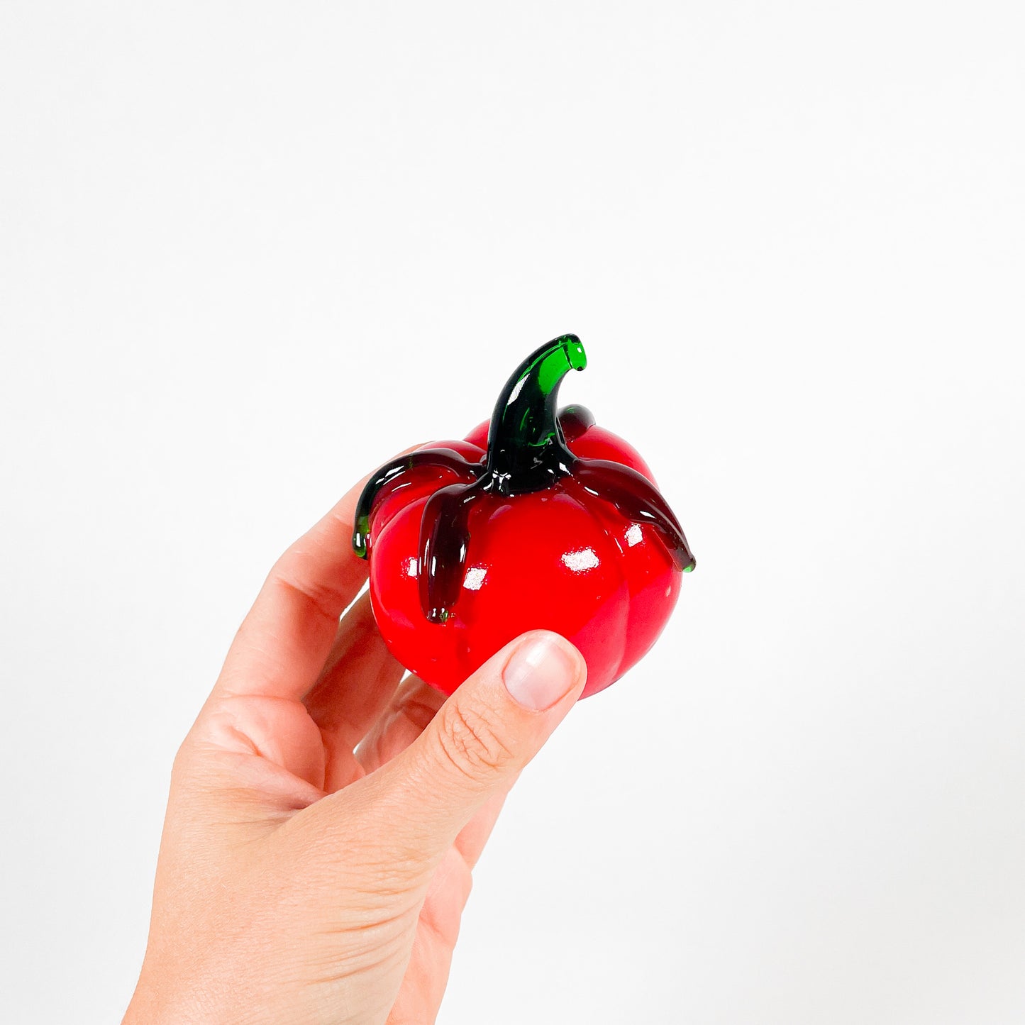 Tomate en verre soufflé