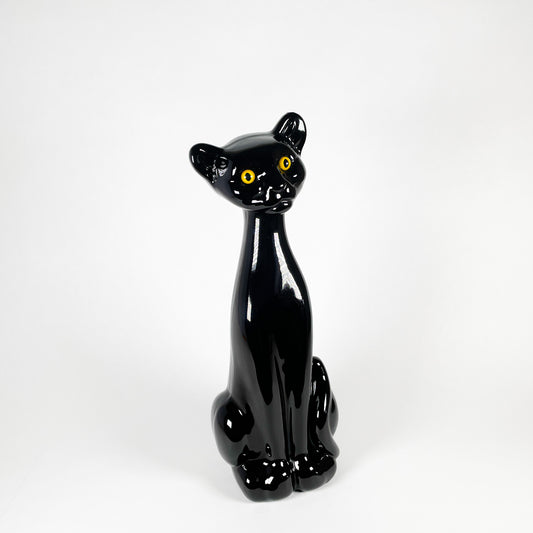 Large ceramic panther