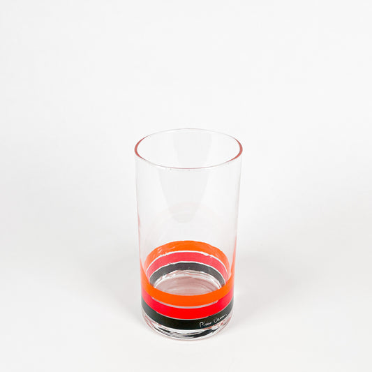 Grand verre rayé Pierre Cardin