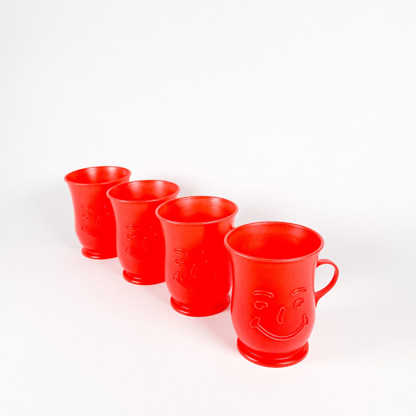 Set of red Kool-aid cups