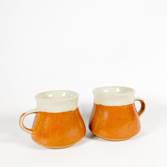 Cerval stoneware mugs duo