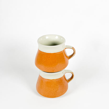 Duo de tasses en grès Cerval