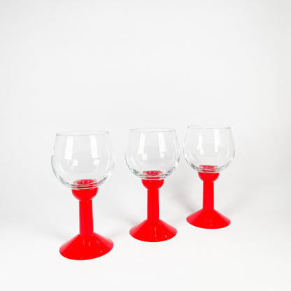 Trio verres Bodum Oktett rouges