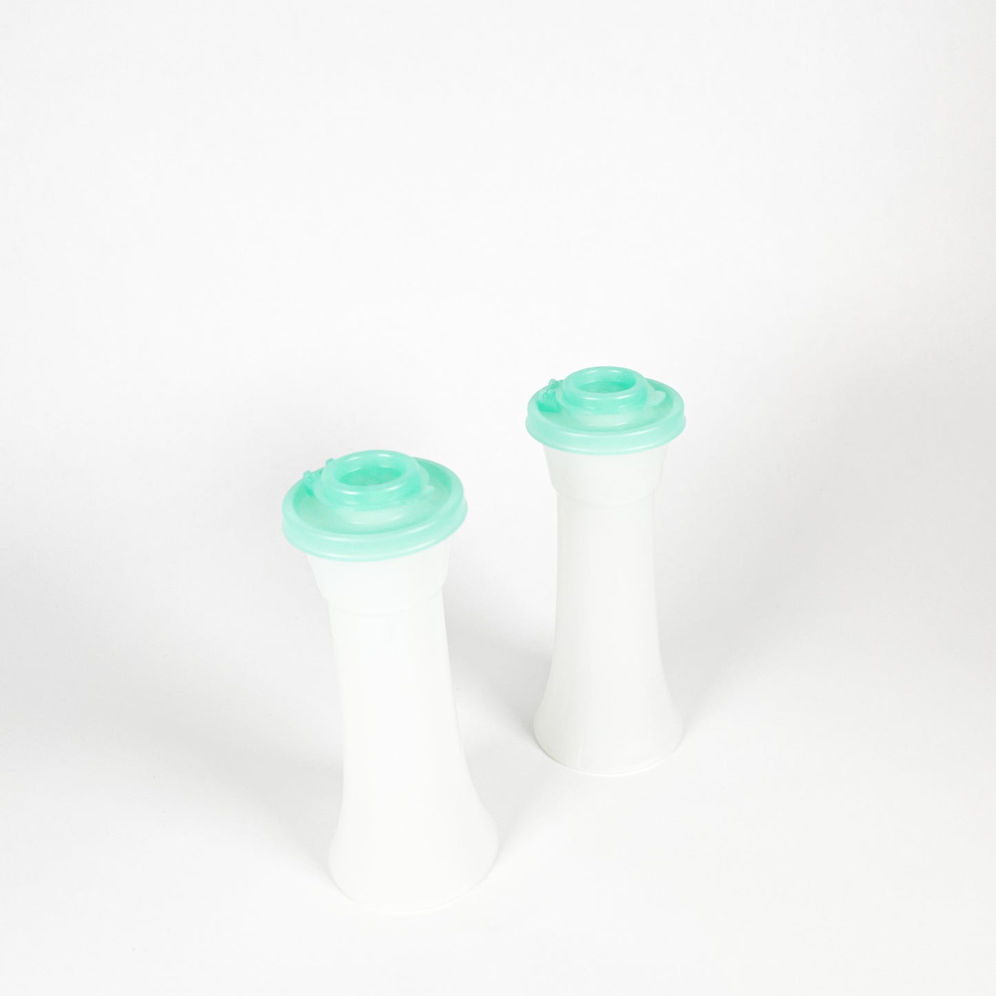 Duo salière poivrière Tupperware turquoise