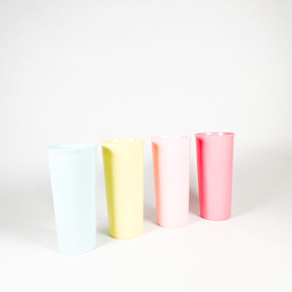 Ensemble de verres Tupperware pastel