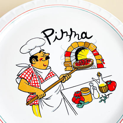 Pizza ceramic plate