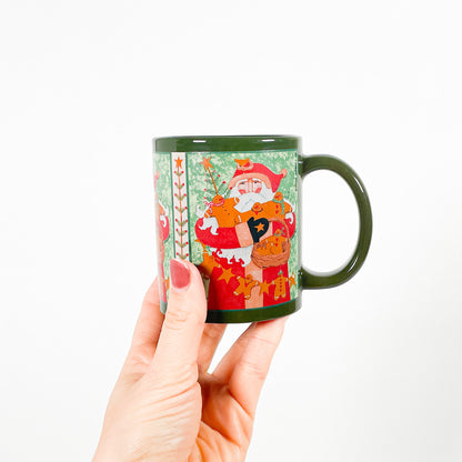 Tasse verte Père Noël