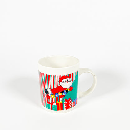 Tasse rayée Père Noël