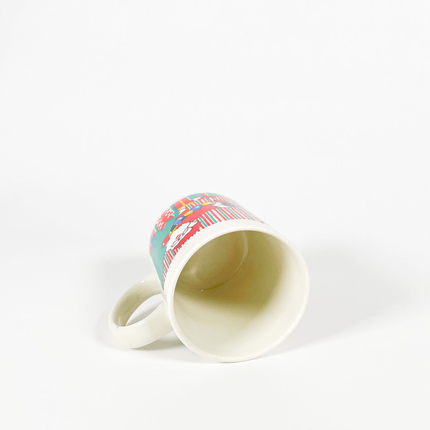 Tasse rayée Père Noël