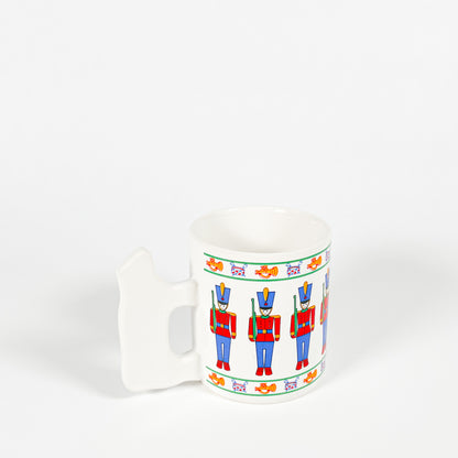 Little Christmas toy soldiers mug