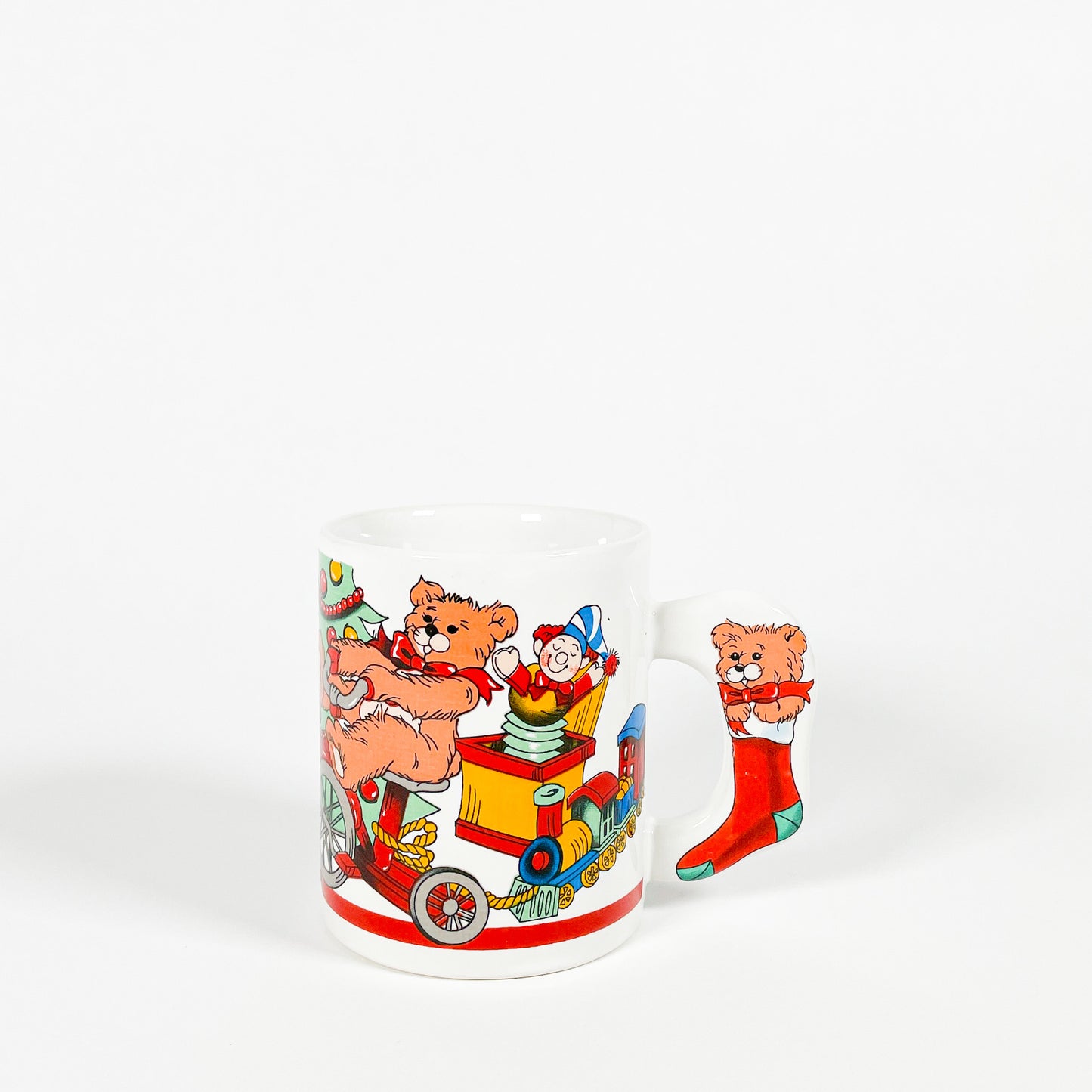 Toy cart Christmas mug