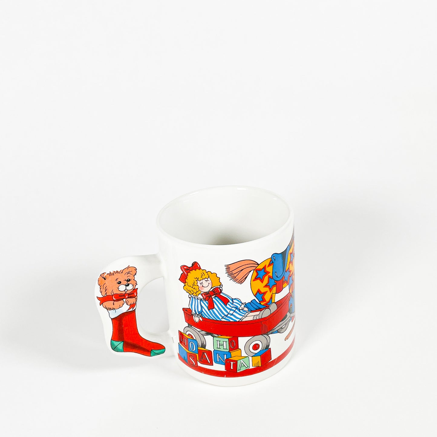 Toy cart Christmas mug