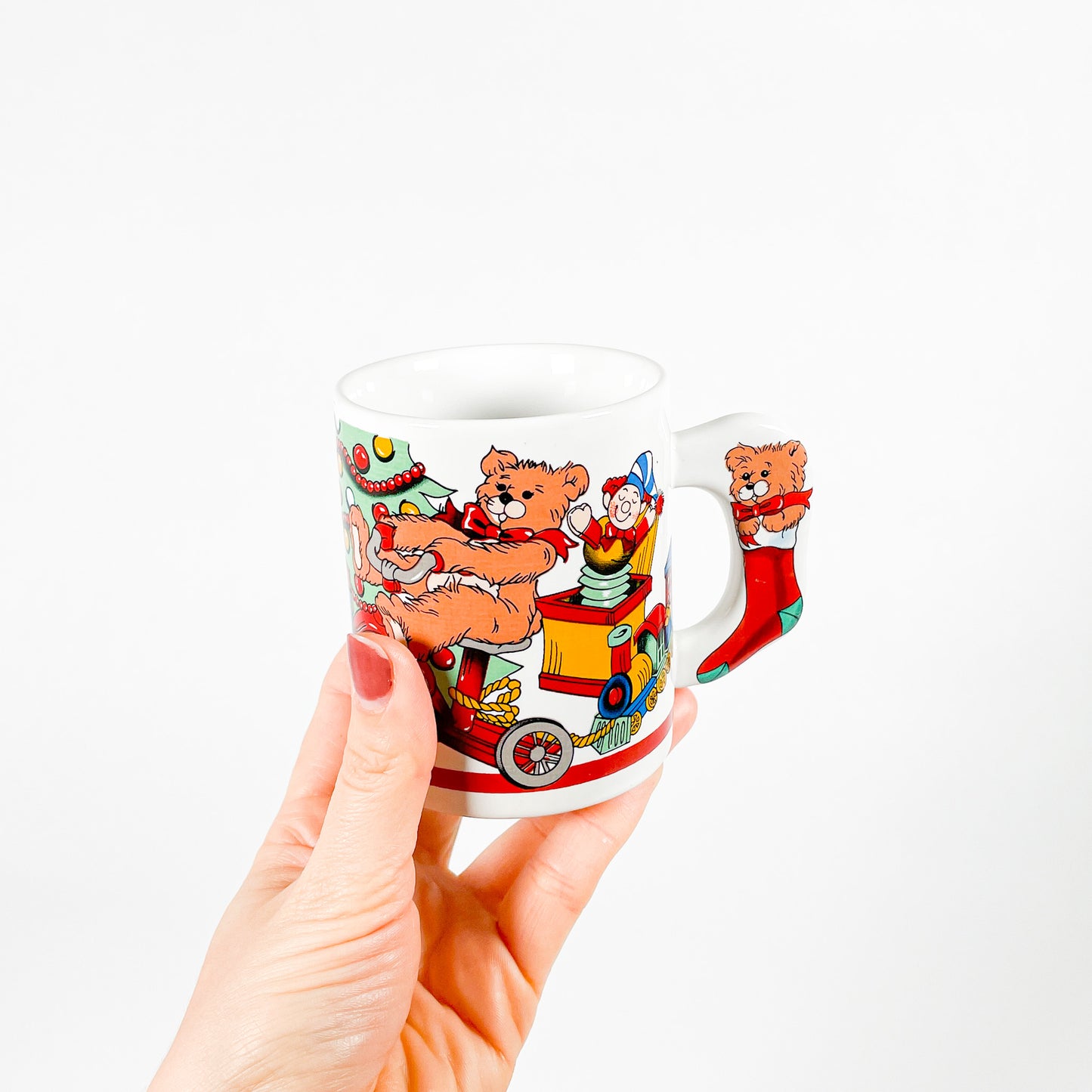 Toy cart Christmas mug