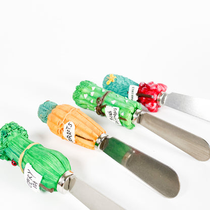 Veggie spread knives