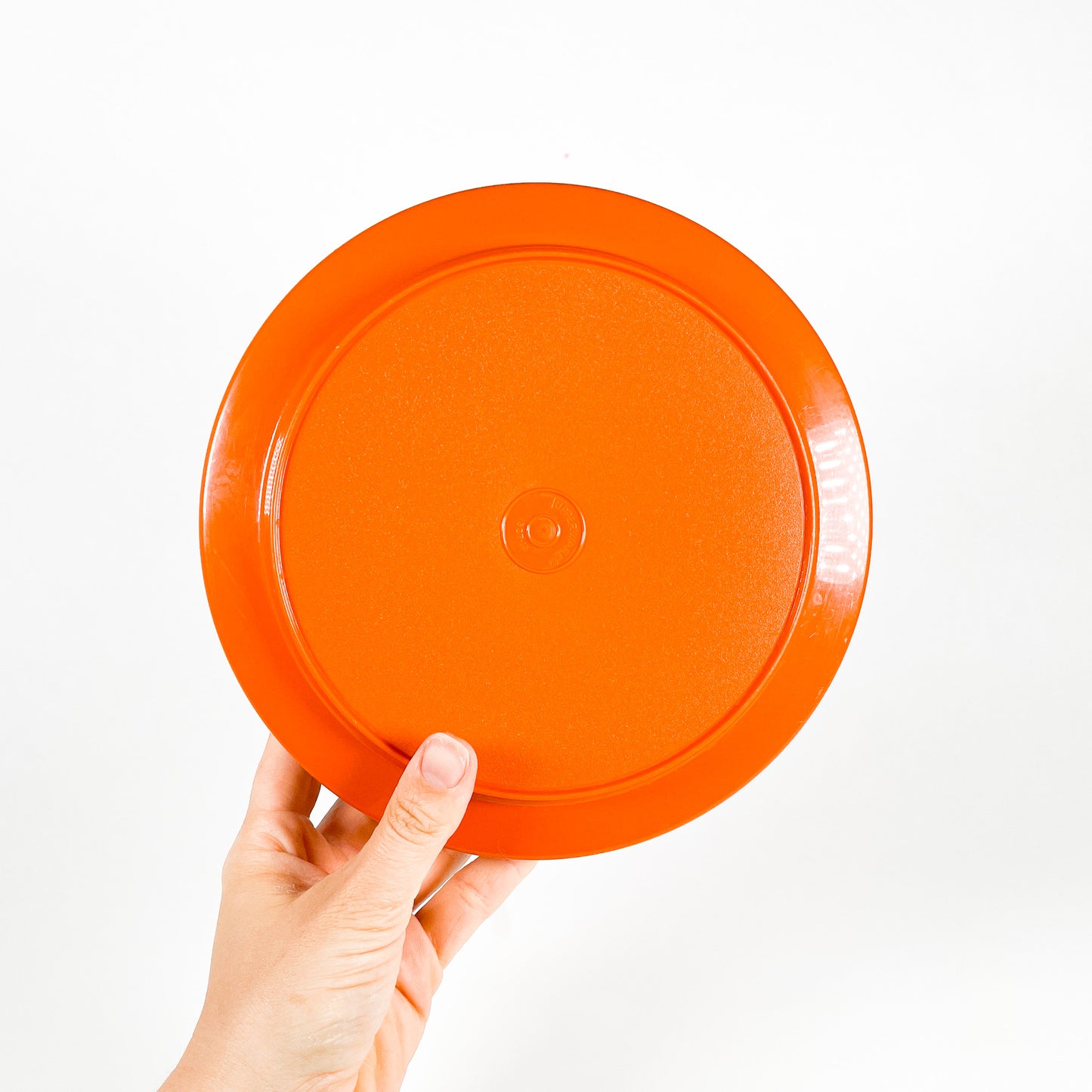 Plat Tupperware orange