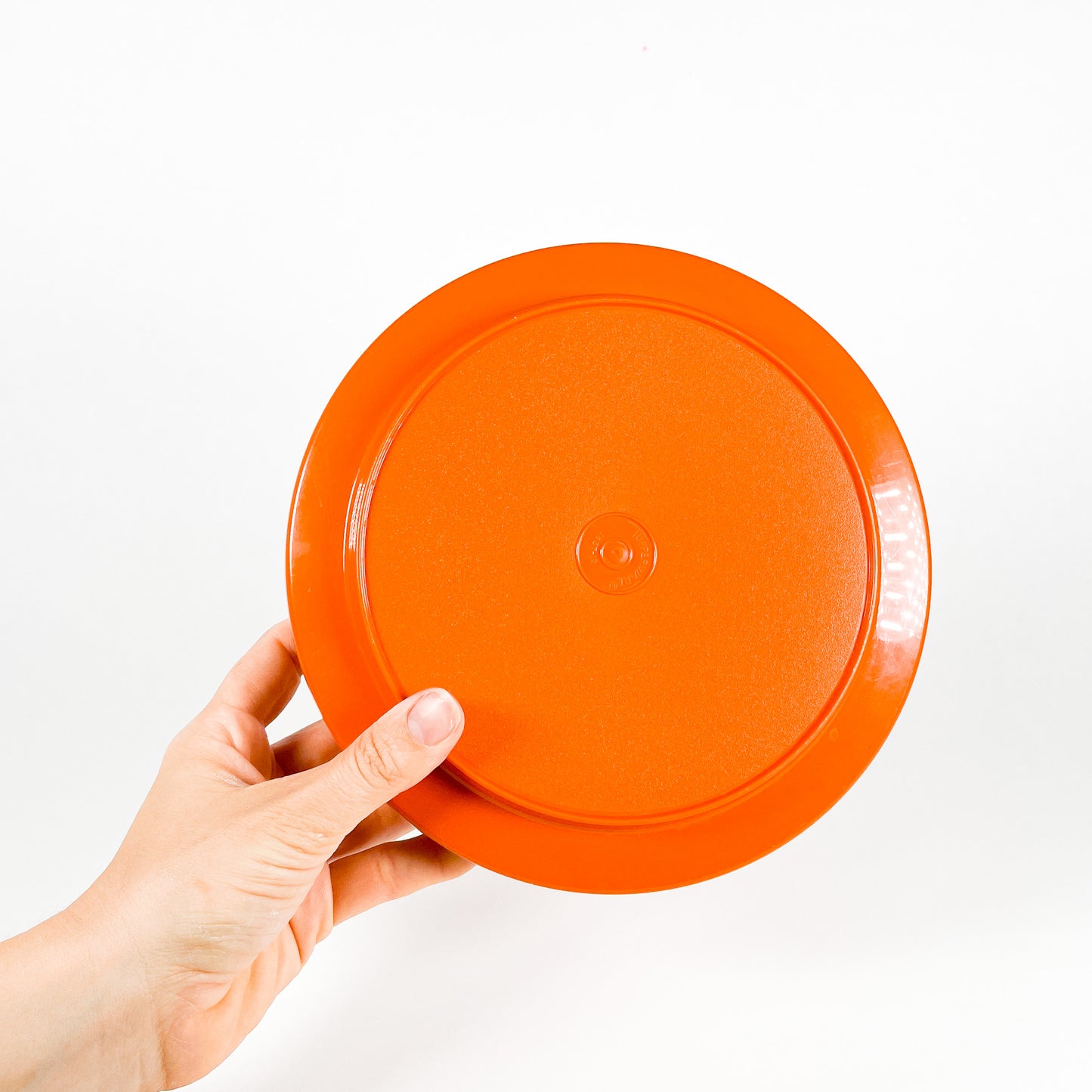 Plat Tupperware orange