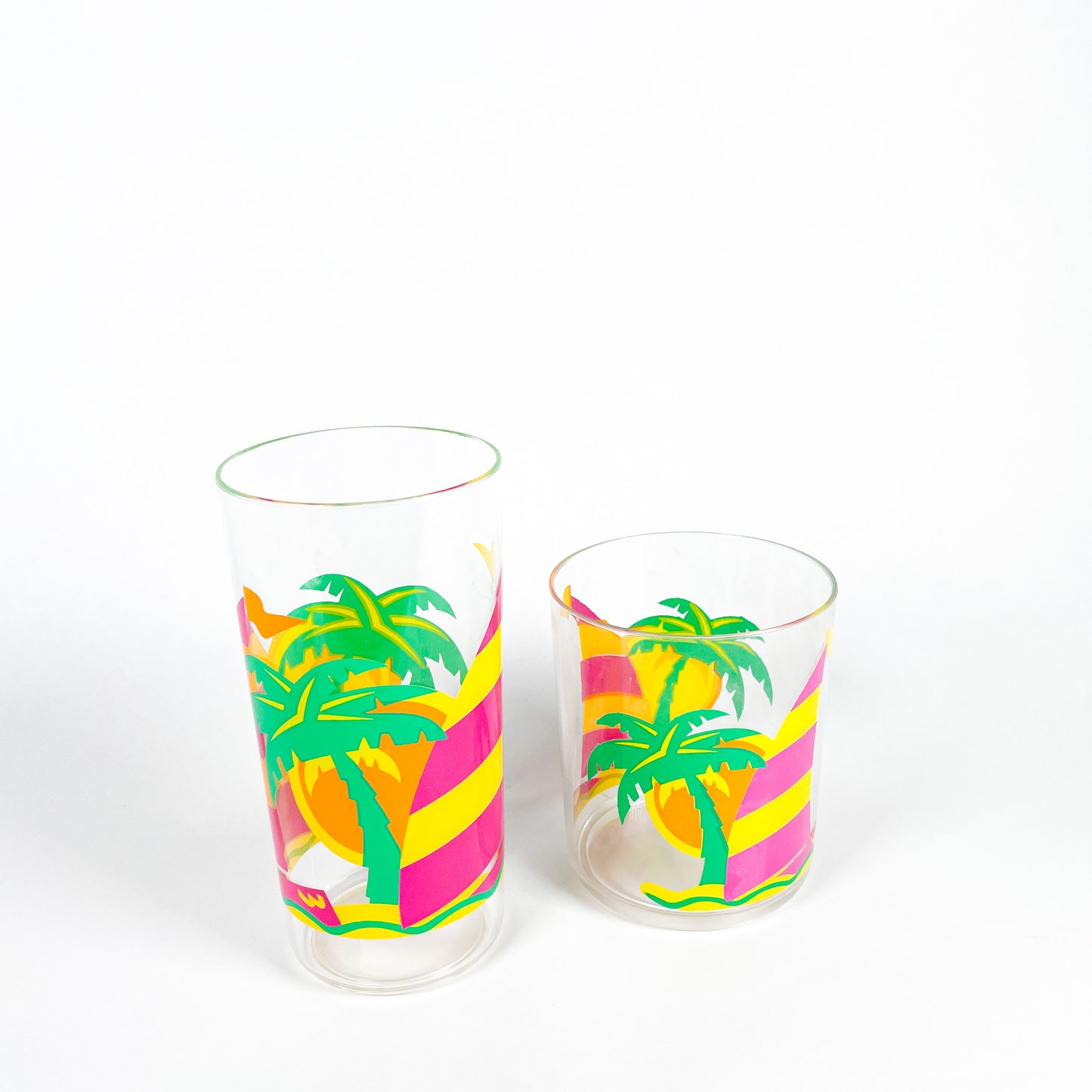 Palm trees tumblers duo