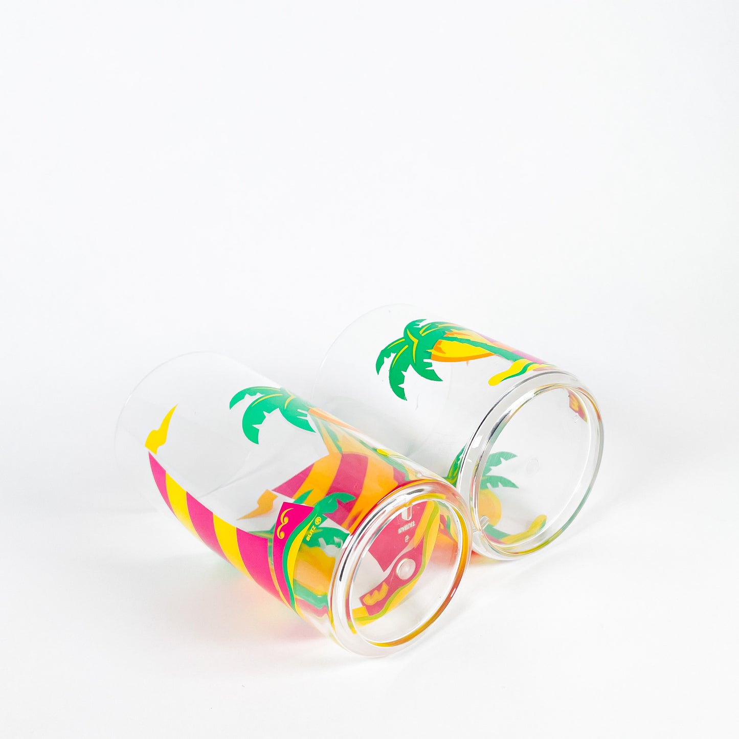 Palm trees tumblers duo